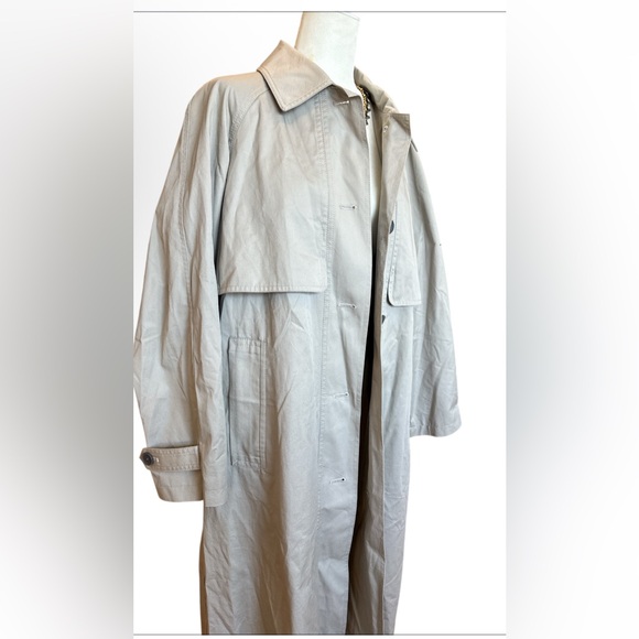 Everlane The Long Maxi Mac Trench Coat Stone M - Picture 3 of 13